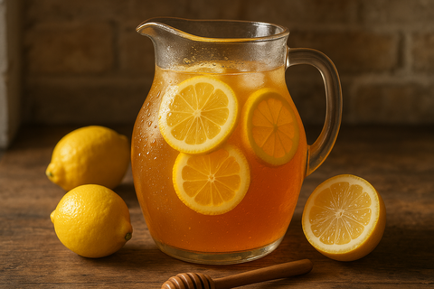 Refreshing honey summer drink
